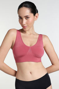 Wacoal Padded Non Wired Full Coverage Bralette - Rose Wine — thumbnail 7